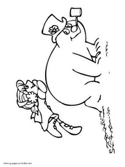 Frosty the snowman coloring pages and girl