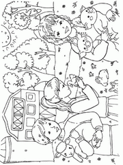 Baby animals coloring pages for children