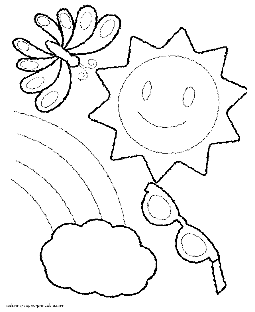 Printable coloring pages for spring    COLORING PAGES PRINTABLE.COM