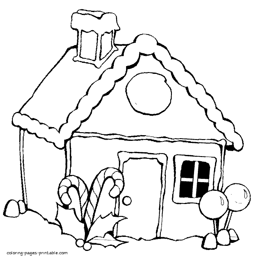 Winter holiday coloring pages || COLORING-PAGES-PRINTABLE.COM