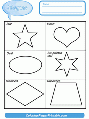 Shapes Worksheets For Kindergarten Pdf Free