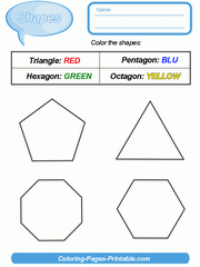 Printable Tracing Shapes Worksheets For Kindergarten