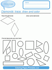 Teaching Shapes To Preschoolers Worksheets. Download It Free