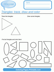 Shapes Worksheets For Grade 1. Free And Printable