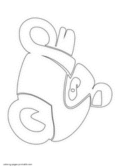 Motorcycle for preschoolers - free coloring pages to download